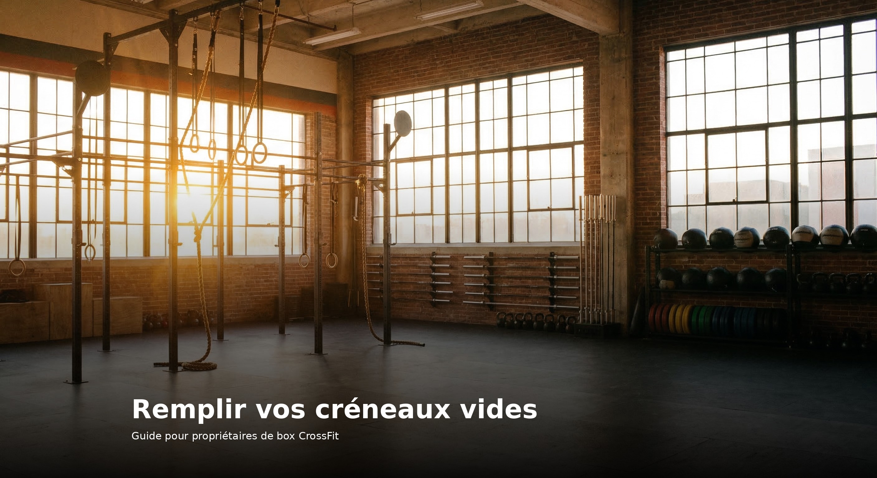 Comment remplir vos créneaux vides : Guide pour propriétaires de box CrossFit